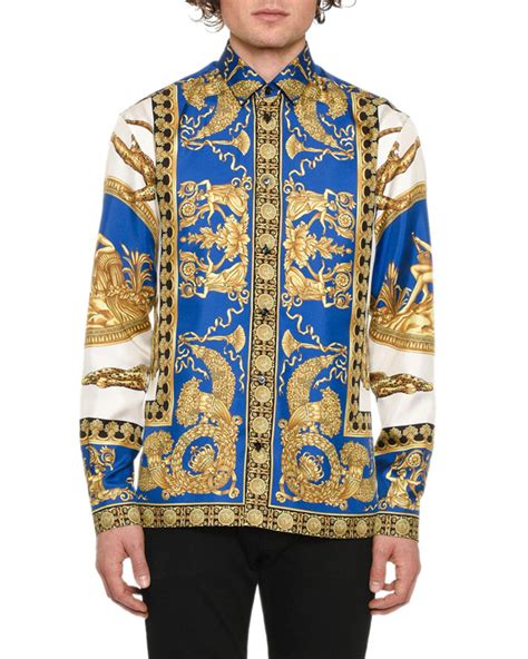 saks versace shirts mens|Versace Men's Designer Clothing & Apparel .